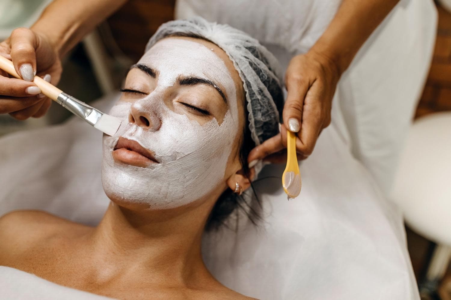 Facial spa treatment